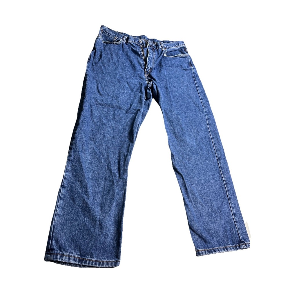 Levis 550 Jeans Mens 38x30 Relaxed Fit Blue Denim Straight Leg Classic USA Style